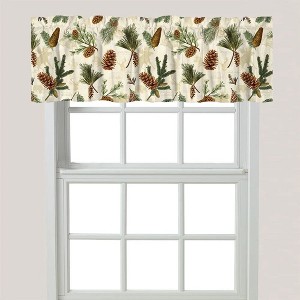 Laural Home Pincecone Window Valance - 1 of 2