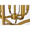 Elegant Lighting Kiera 4 lights pendant in brass - image 4 of 4