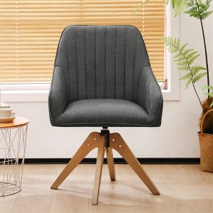 LOVMOR Swivel Desk Chair Without Wheels - 1 of 4