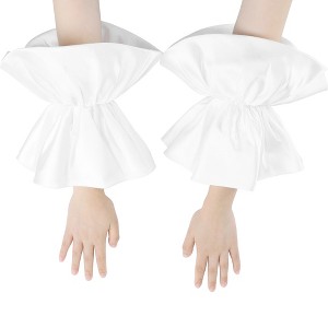 INSPIRE CHIC Women's Puff Elbow Sleeves for Wedding Party Prom Grace Dress Gloves 1 Pair - 1 of 4
