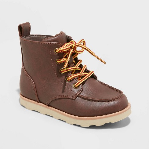 Toddler boy shop leather boots