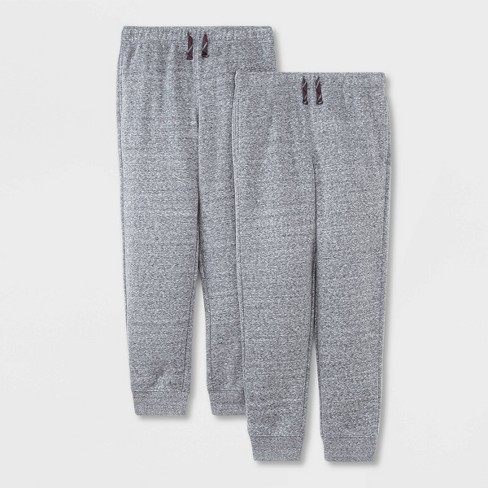 Boys' 2pk Fleece Jogger Sweatpants - Cat & Jack™ Charcoal Gray Xs : Target