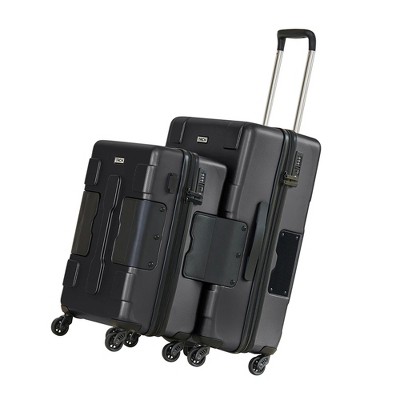 Tach LITE Soft Connectable 3 Piece Luggage Set - 22, 24 & 28 inch Luggage |  Carry On, Medium & Large Checked Suitcases | Patented Built-In Connecting