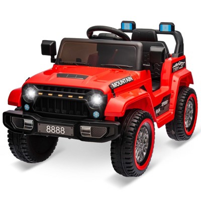 12V Kids Electric Car, 4 Wheeler Electric Vehicles with Remote Control, Spring Suspension, 3 Speeds