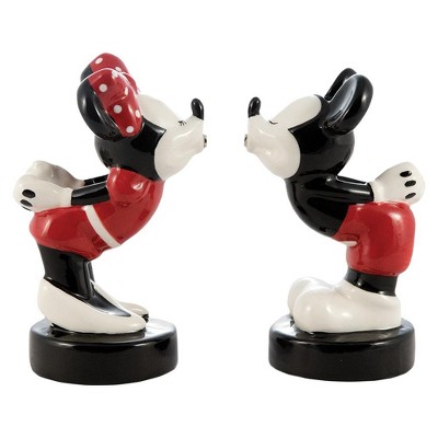 BRADFORD EXCHANGE DISNEY MICKEY MINNIE MOUSE LA DODGERS SALT PEPPER PLAY IT  SAFE