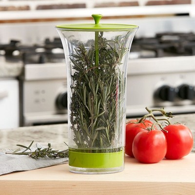The Lakeside Collection Easy-Pull Kitchen Herb Saver Storage for Refrigerator - — фото 2