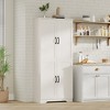 Kitchen Pantry Cabinet, Tall Storage Cabinet with Doors and Adjustable Shelves, 60" Freestanding Cupboard, Modern Tall Bathroom Cabinet - 2 of 4