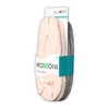 Roxoni Women's Plush Terry Cotton & Velour Ballerina Slippers – 2-Pack of Cozy Indoor Footwear - 3 of 4