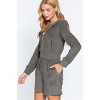 Slickblue Women's Terry Towelling Hoodie Jacket, Zip Up with Drawstring, Long Sleeve, Mocha/Olive/Stone Blue, Size S-L - 4 of 4
