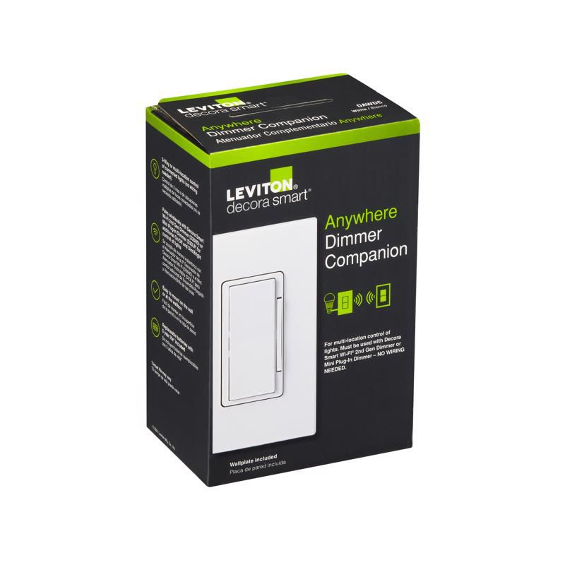 Leviton Decora White WiFi Dimmer Switch 1 pk, 4 of 5