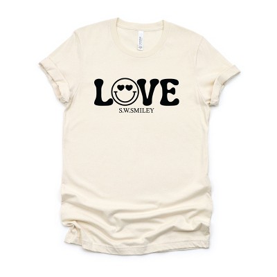 Simply Sage Market S.W.Smiley Love Smile Short Sleeve Tee