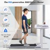 BestParts 2-in-1 Under Desk Treadmill – 2.5 HP Motor, 260 lbs Capacity, Remote Control, LED Display, Walking Pad - 2 of 4