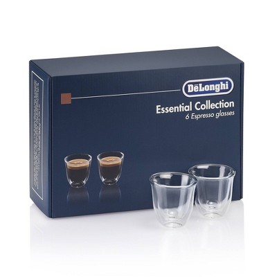 DeLonghi Espresso Glasses 6ct - DLSC300