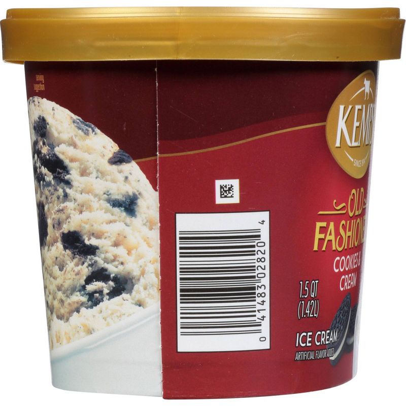 Kemps Cookies & Cream Premium Ice Cream - 48oz, 4 of 7