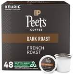 Peet's French Dark Roast Coffee - Keurig K-Cup Pods