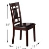 NicBex Dining Table Set for 4 Rectangular Wood Dining Table with 4 Upholstered Chairs for Kitchen - 3 of 4