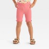 Toddler Girls' 2pc Disney Minnie Mouse Peplum Top & Biker Shorts Set - Pink - 4 of 4