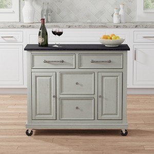 Glenwillow Home Kitchen Cart with Locking Casters - No-Tool Assembly - 1 of 4