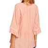 Women's TIE CROCHET DETAIL 3/4 SLEEVE BLOUSE - Haptics - 2 of 3