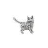 Black Bow Jewelry Sterling Silver American Shorthair Cat Bead Charm - 2 of 4