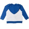 Lyrics by Lennon and McCartney Fleece Zip-Up Hoodie Blue/Gray - 4 of 4