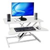 ORRD Adjustable Height Standing Laptop Desk with Keyboard Tray, Sit to Stand Workstation, Black - 4 of 4