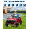 12V Ride on Truck Car, Licensed RAM Pickup Car w/Remote Control, Battery Powered Electric Car with Music, Spring Suspension, 3 Speeds, LED Lights - 4 of 4