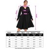 Women's Plus Size Button Down Maxi Dress V Neck Long Sleeve Business Casual Work Polo Shirt Long Dress with Pockets - 4 of 4