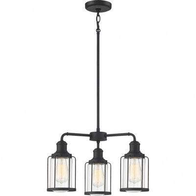 Quoizel Lighting Ludlow 3 - Light Chandelier in  Earth Black