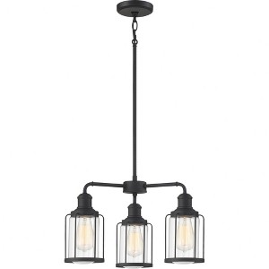 Quoizel Lighting Ludlow 3 - Light Chandelier in  Earth Black - 1 of 4