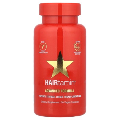 HAIRtamin Advanced Formula, 30 Vegan Capsules