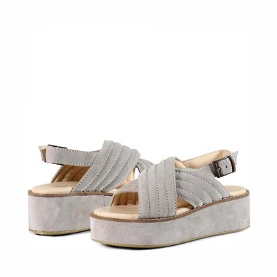 Women's Womne's Dor Ian Suede Wedge Sandal - DIBA True