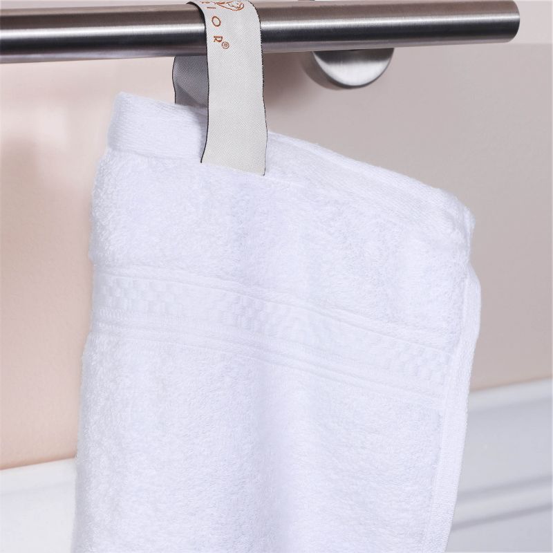 Plush and Highly Absorbent Greenbury Rayon from Bamboo and Cotton Blend Plush and Durable Modern Assorted 6-Piece Towels Set by Blue Nile Mills, 4 of 6