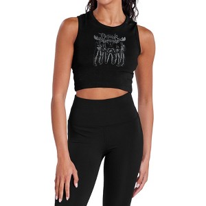 Women's Metalocalypse Dethklok Band Sleeveless Crop Top Tank - 1 of 4