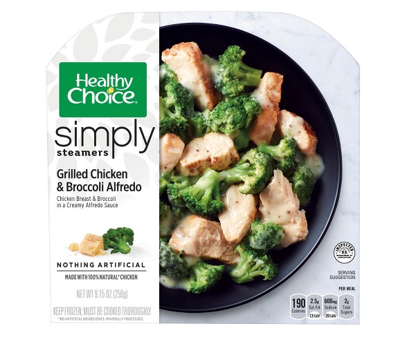 Healthy Choice Simply Frozen Chicken Broccoli Alfredo - 9.15oz