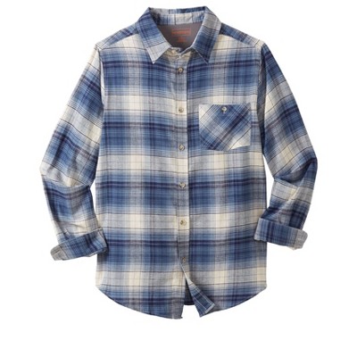KingSize Men's Big & Tall Boulder Creek by KingSize Flannel Shirt