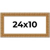 PosterPalooza | Panoramic Contemporary Gold Picture Frame - UV Acrylic, Foam Board Backing, Hanging Hardware - 2 of 4