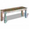 vidaXL Bench Solid Reclaimed Wood 43.3 inches x13.8 inches x17.7 inches - 4 of 4