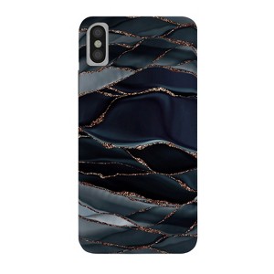 Utart Midnight Marble Deep Ocean Waves Snap iPhone XS MAX Case - Society6 - 1 of 1