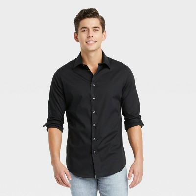 Black : Casual Button Down Shirts : Target