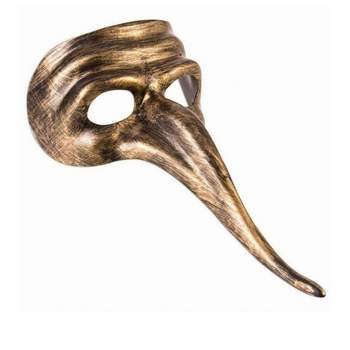 Forum Novelties Adult Gold Long Nose Mask