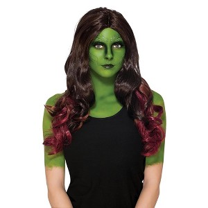 Rubie's Guardians of the Galaxy Vol 2 Gamora Wig Adult Costume Accessory - 1 of 4