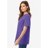 Woman Within Perfect Short-Sleeve Crewneck Tee - 4 of 4