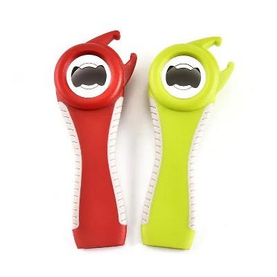 "LunaLulinlk5 in 1 Multi function Stainless Steel plastic Can jar bottle open can Opener Ring Bottle Opener "