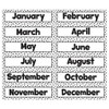 Teacher Created Resources® Black Painted Dots on White Monthly Headliners, 12 Per Pack, 3 Packs - 2 of 3