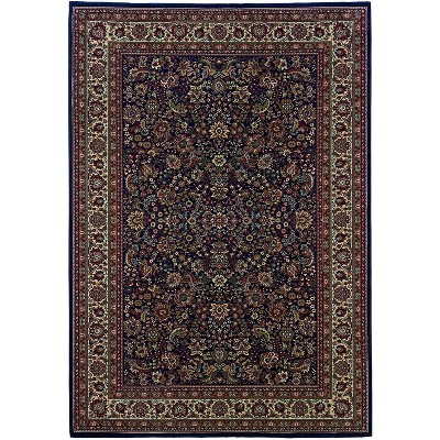 Oriental Weavers Ariana 2' x 3' Machine Woven Rug in Blue