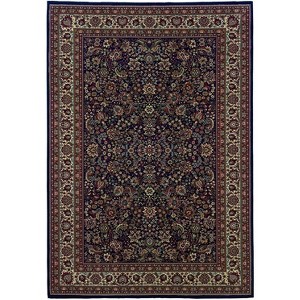 Oriental Weavers Ariana 2' x 3' Machine Woven Rug in Blue - 1 of 4