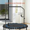Resenkos 45-Inch Foldable Mini Trampoline with Adjustable Handlebar - - 3 of 4