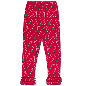 RuffleButts Girls Ruffle Leggings - 1 of 2