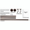 HLC.ME Wrap Around Darkening Adjustable Curtain Rod and Bracket Set for Heavier Drapes - Sturdy Pipe 1 in Diameter - 2 of 4